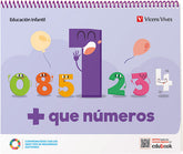 MAS QUE NUMEROS CUADERNO 1 EI 3 AÑOS 22 | Varios Autores | 9788468280974 (Vicens Vives)